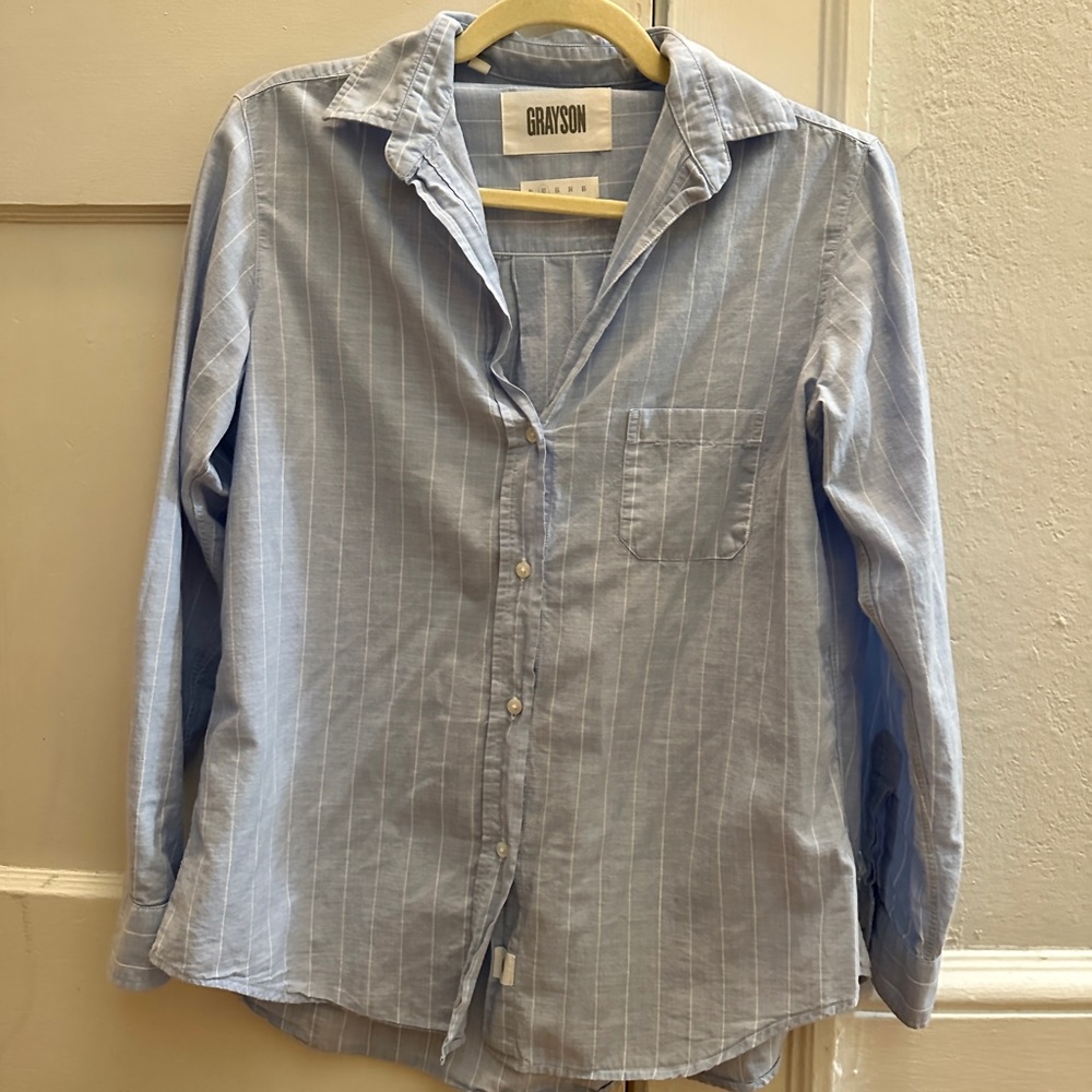 Grayson the Hero button up shirt